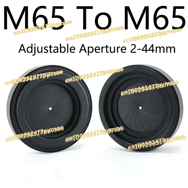 Lens Adapter Ring - 2025 Verstelbare diafragma 2-44mm irisdiafragma M65
