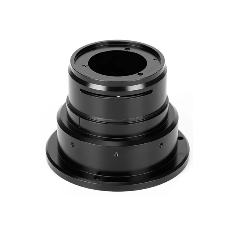Lens Adapter Ring - Aluminiumlegering Zwart geanodiseerd CNC-gefreesde precisielensadapterring Lensmontage