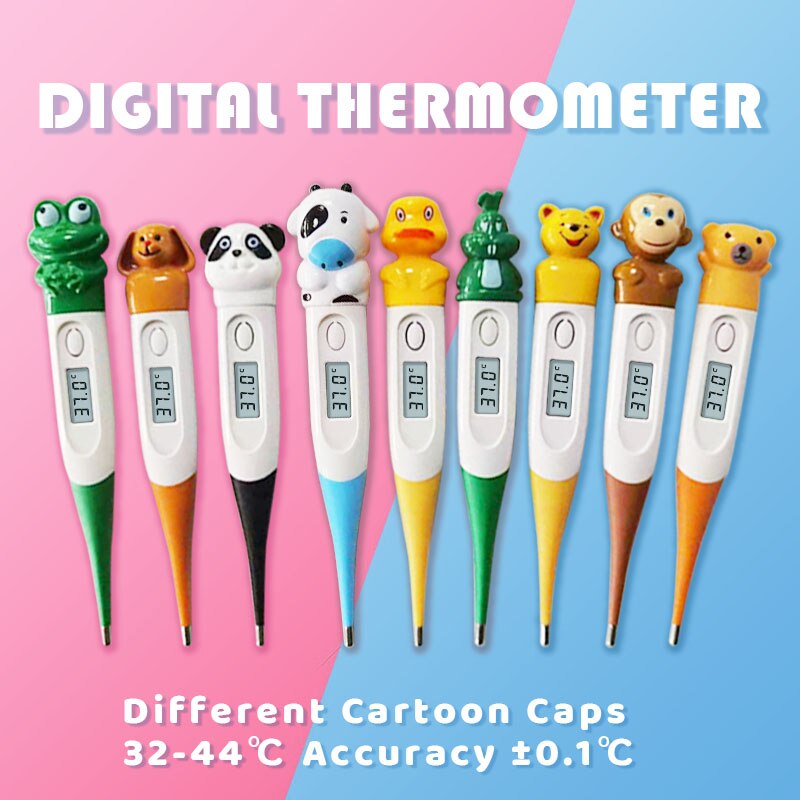 Photography Duck - 1 Stuk Baby Cartoon Digitale Thermometer