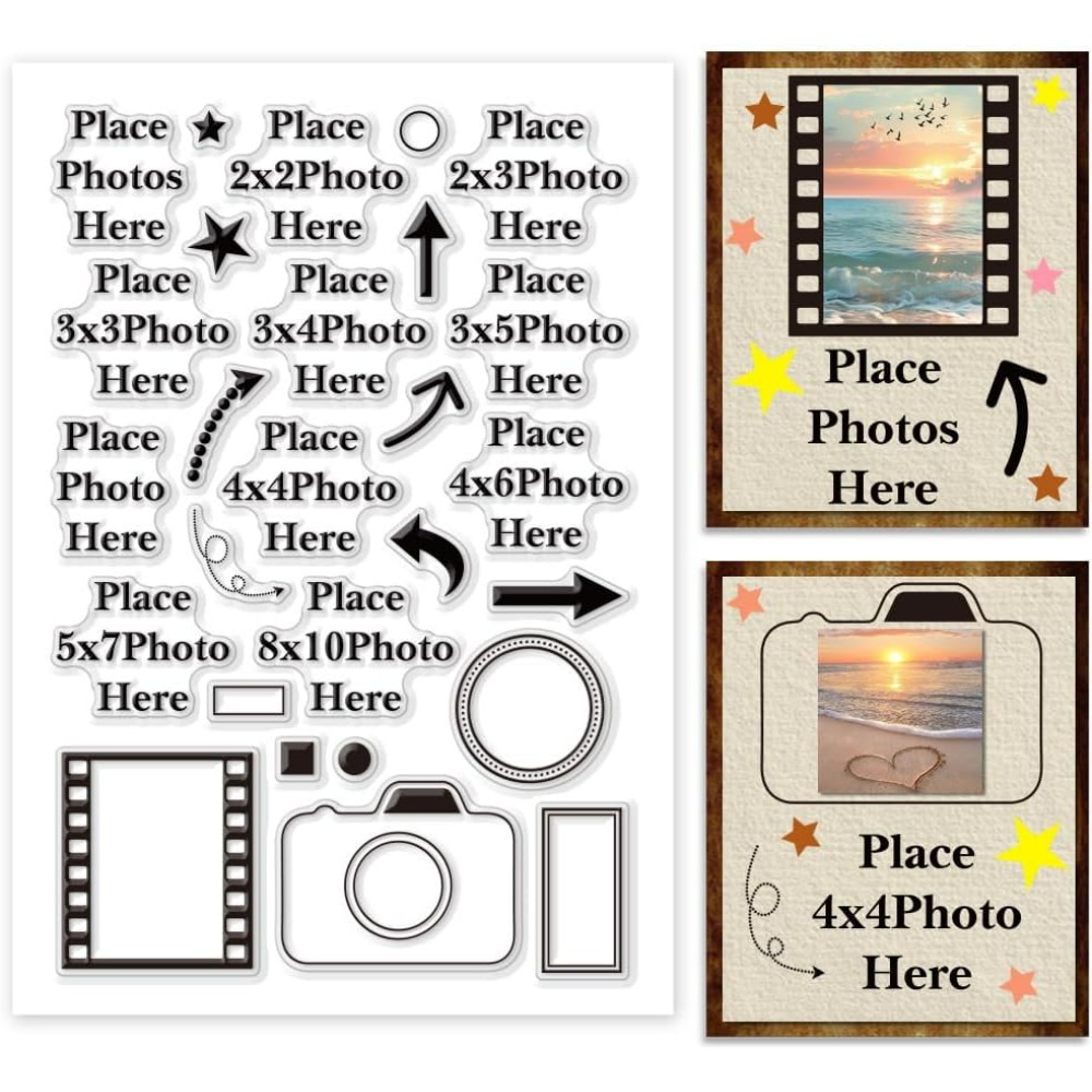 Photography Object - Plaats hier foto Duidelijke stempel Pijl