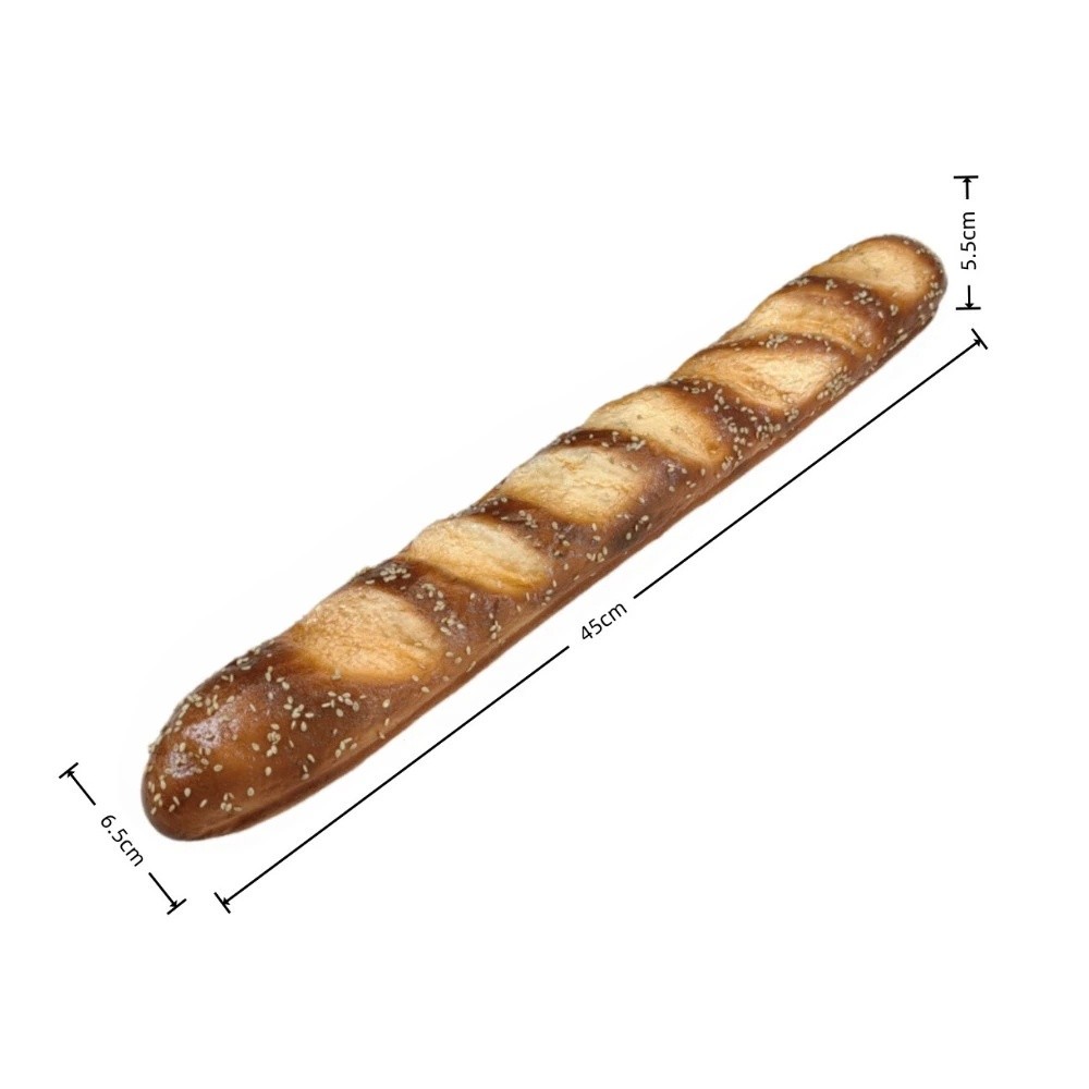 Photography Interest - Zacht PU-imitatiebrood Realistisch niet-giftig kunstmatig loombrood