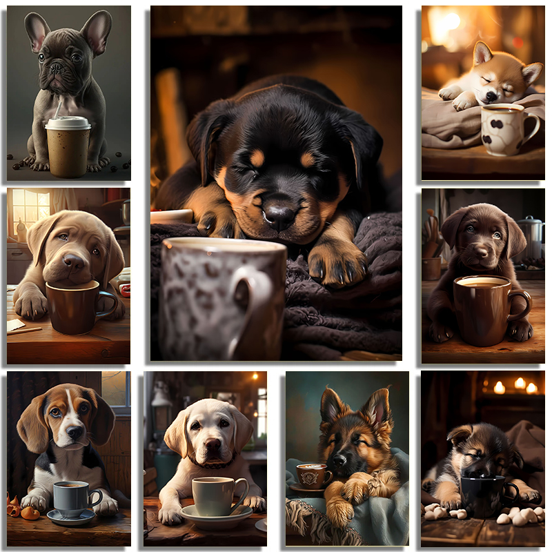 Photography Interest - Schattige en interessante hond luie slaperige