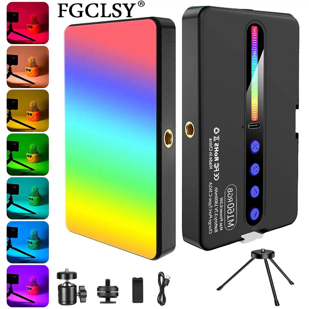 Photography Bulb - LED RGB-cameralicht Full Color Output Videolichtset