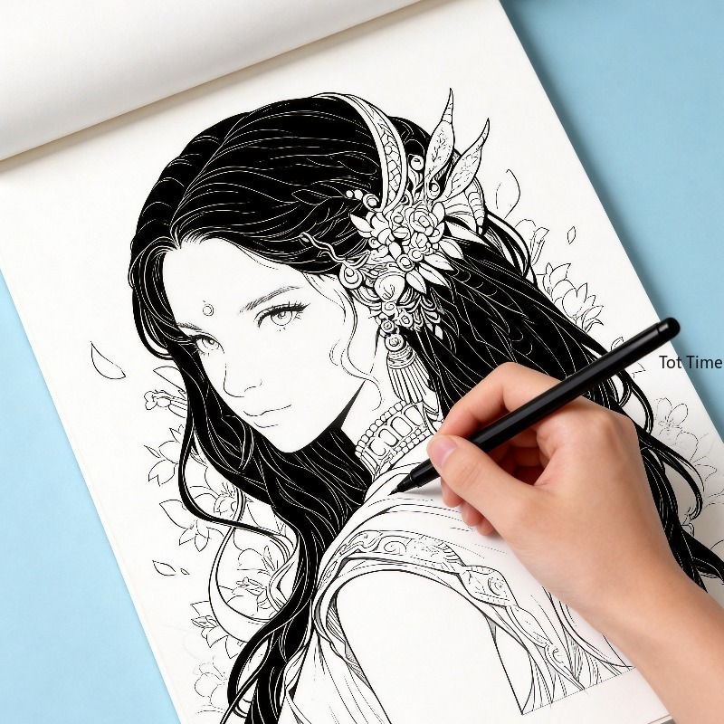 Photography Book - Een handgetekend boek voor volwassenen om