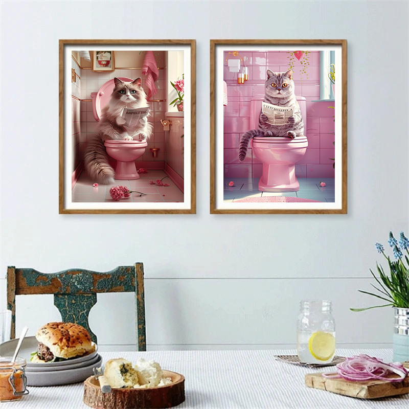 Grappige Schattige Kat Badkame - Photography Duck recensie en prijs
