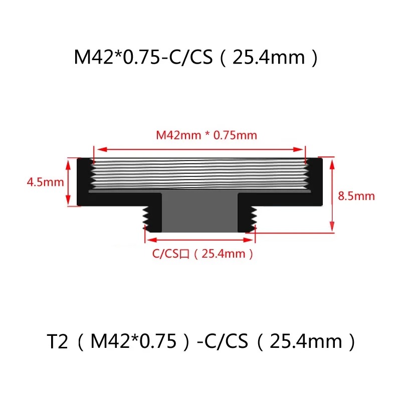 ‌ M42 naar C Mount Adapter Rin - Lens Adapter Ring recensie en prijs