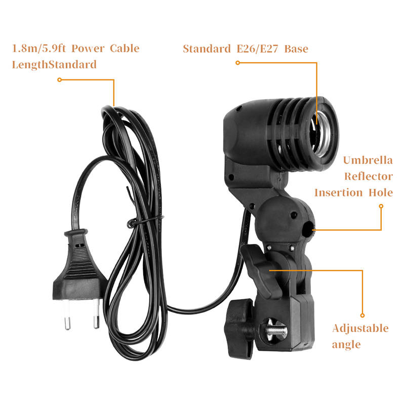 1.8M Kabel Cord Gloeilamp Stan - Photography Bulb recensie en prijs