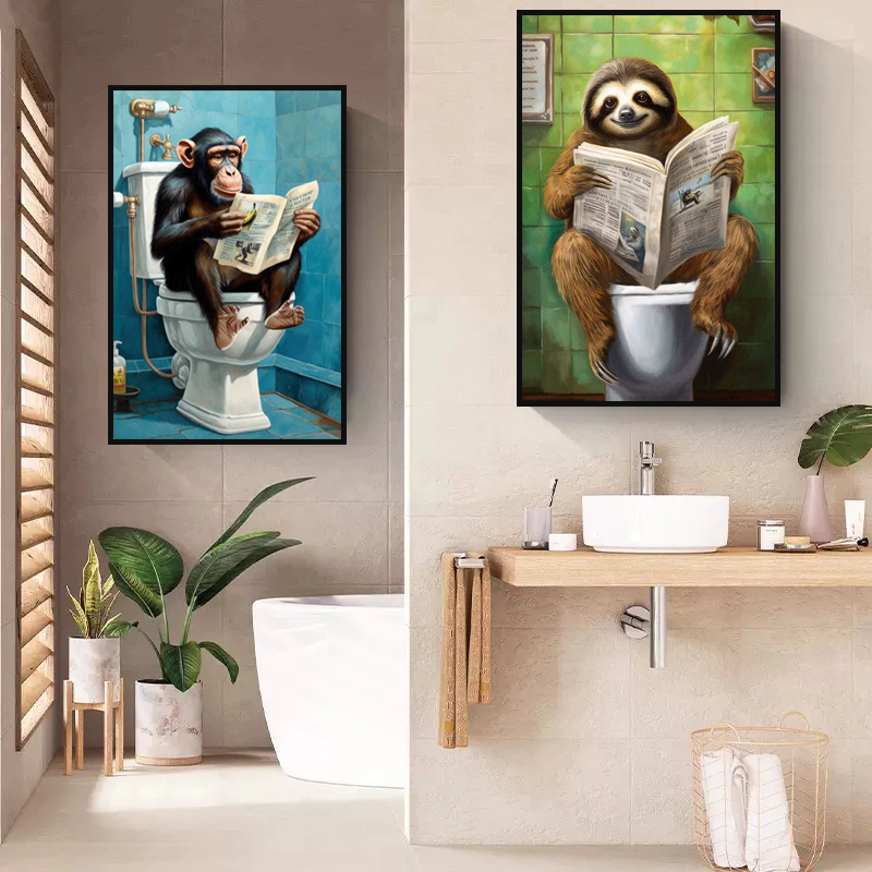 Badkamer Decor Kleurrijke Dier - Photography Duck recensie en prijs