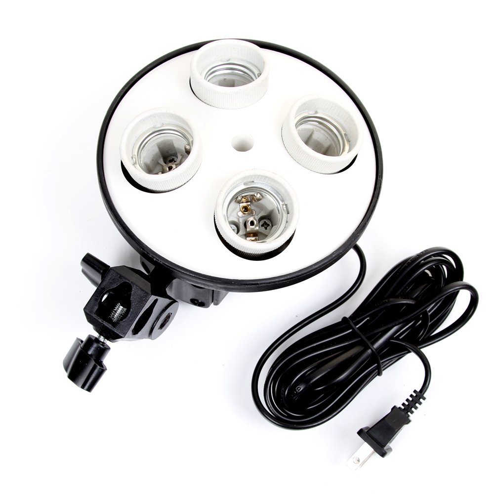 E27-basis Vier lamphouder Gloe - Photography Bulb recensie en prijs