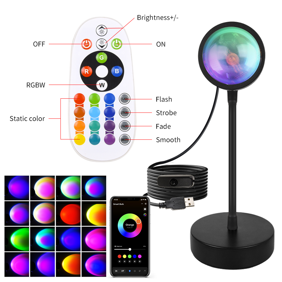 Slimme zonsonderganglamp Tuya  - Photography Bulb recensie en prijs