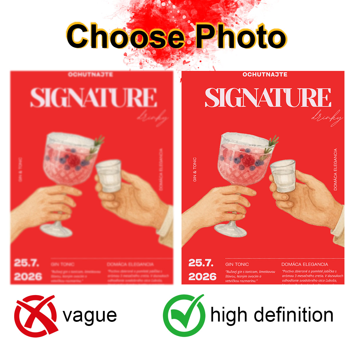 Aangepaste foto reclameposter  - Photography Object recensie en prijs
