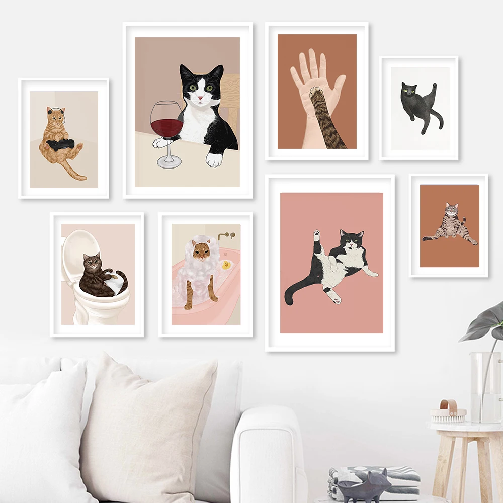 Grappige Wijn Zwarte Kat Muur  - Photography Duck recensie en prijs