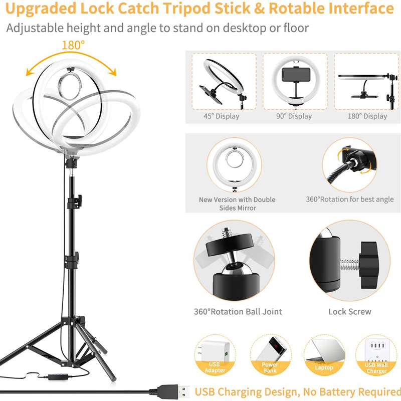 16 cm 26 cm 33 cm LED Ring Ver - Photography Bulb recensie en prijs