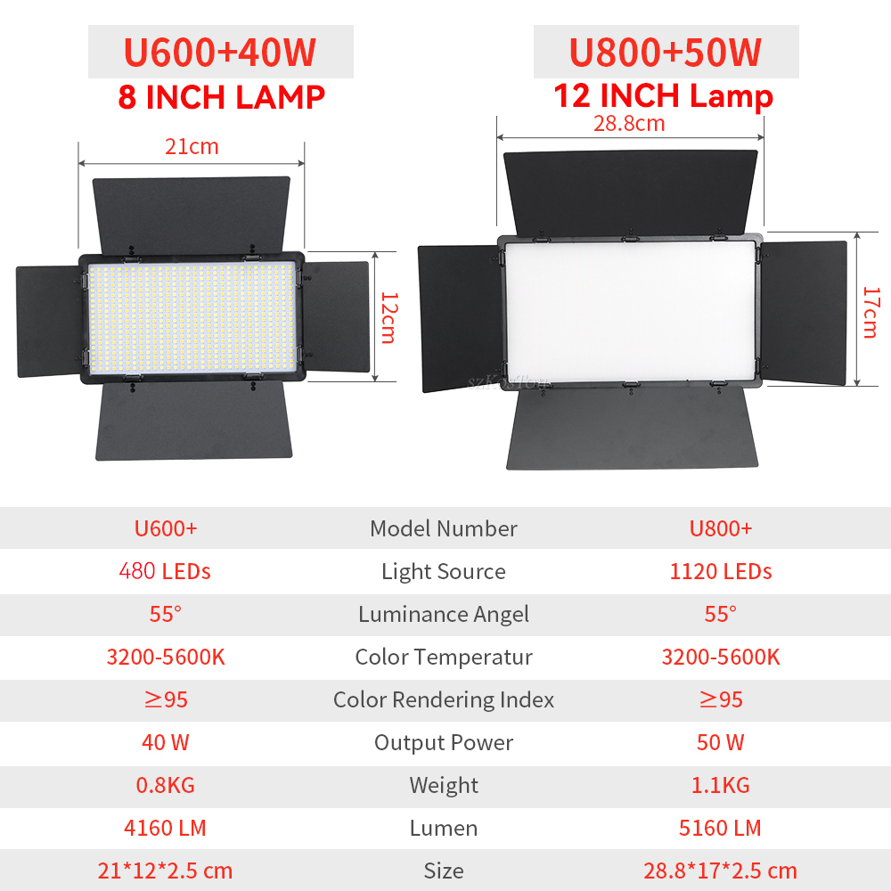 U800 U600 Led Foto Studio Vide - Photography Bulb recensie en prijs